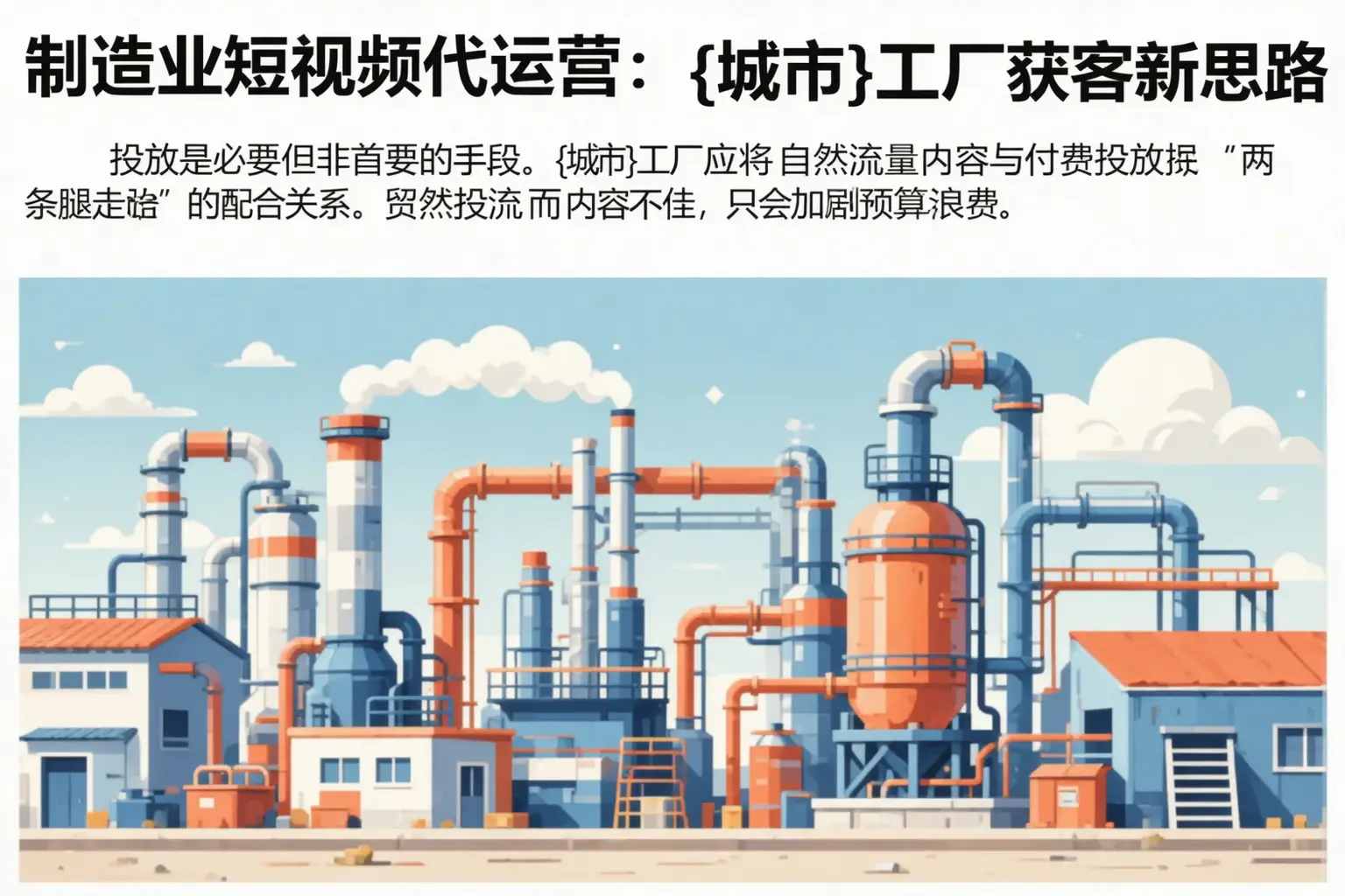 制造业短视频代运营：金秀工厂获客新思路